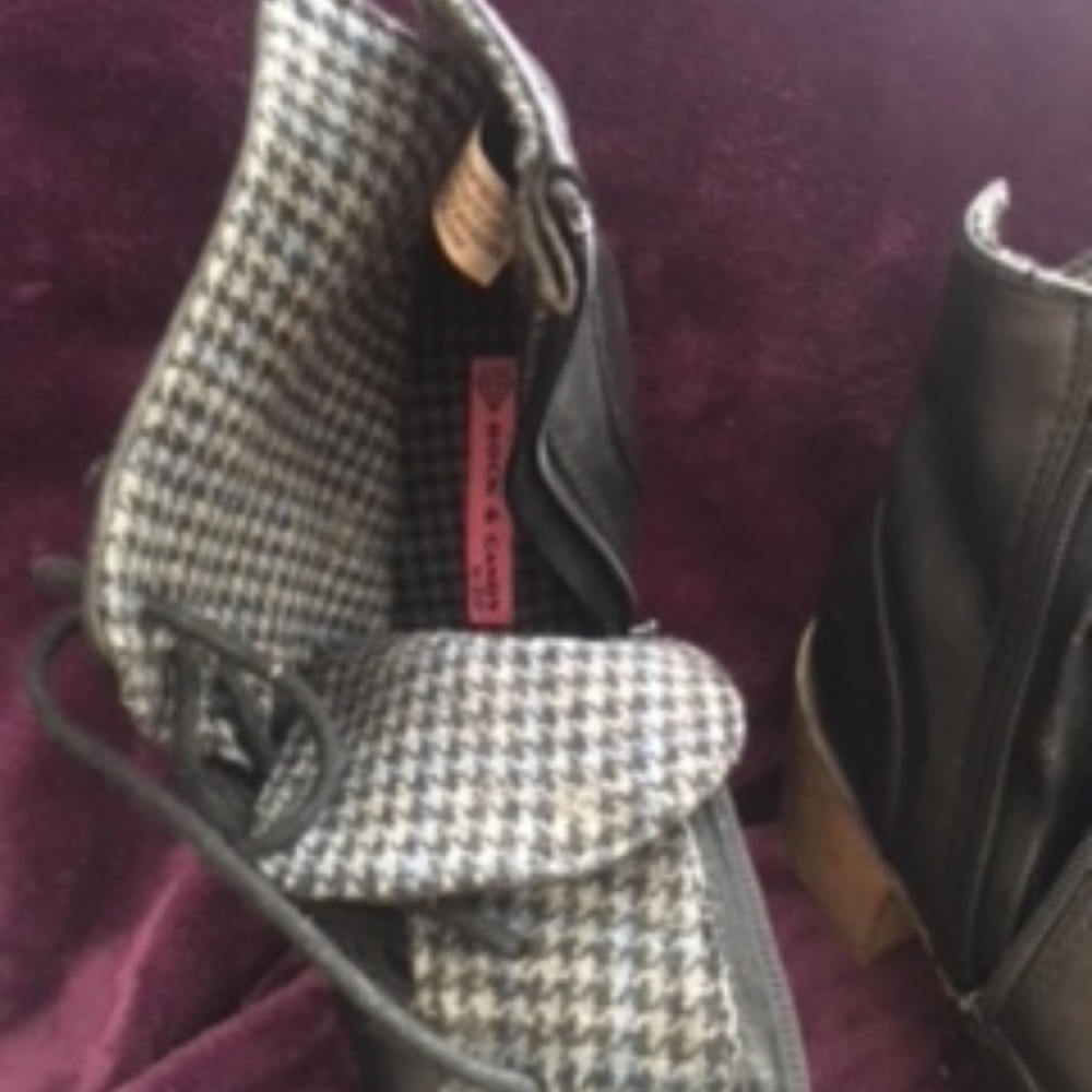 Black Chunky Monkey Dress Boots